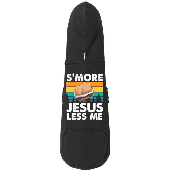 S'more Jesus Â€“ Christianity Lover Jesus Teachings Camper Doggie 3-End Fleece Hoodie