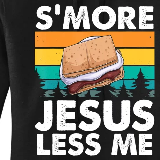 S'more Jesus Â€“ Christianity Lover Jesus Teachings Camper Women's Pullover Hoodie