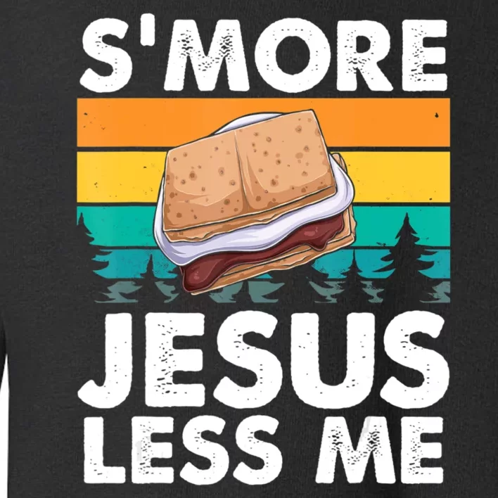 S'more Jesus Â€“ Christianity Lover Jesus Teachings Camper Toddler Sweatshirt