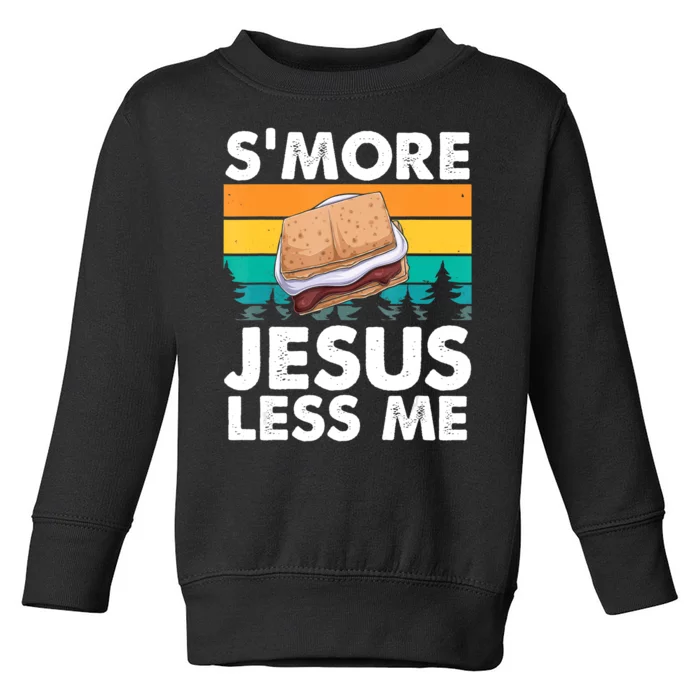 S'more Jesus Â€“ Christianity Lover Jesus Teachings Camper Toddler Sweatshirt