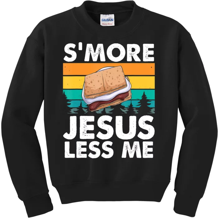 S'more Jesus Â€“ Christianity Lover Jesus Teachings Camper Kids Sweatshirt