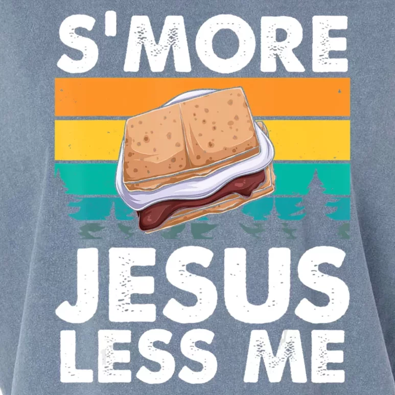 S'more Jesus Â€“ Christianity Lover Jesus Teachings Camper Garment-Dyed Women's Muscle Tee