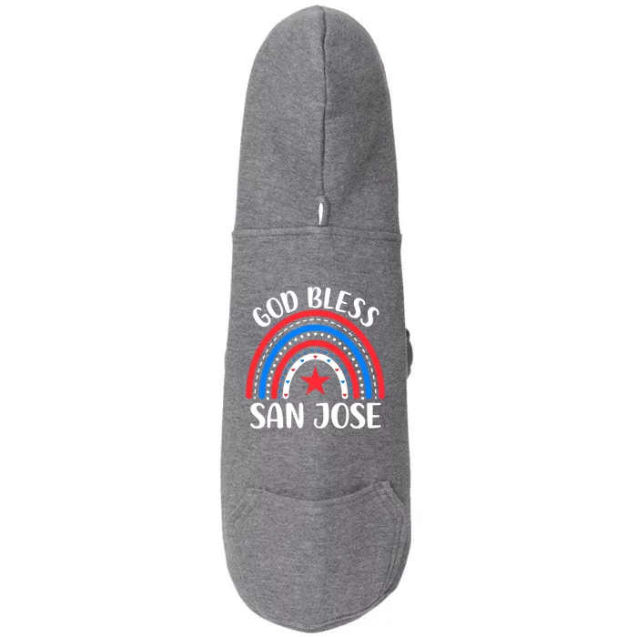 San Jose California Gift I Love San Jose Usa Meaningful Gift Doggie 3-End Fleece Hoodie