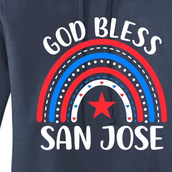 San Jose California Gift I Love San Jose Usa Meaningful Gift Women's Pullover Hoodie