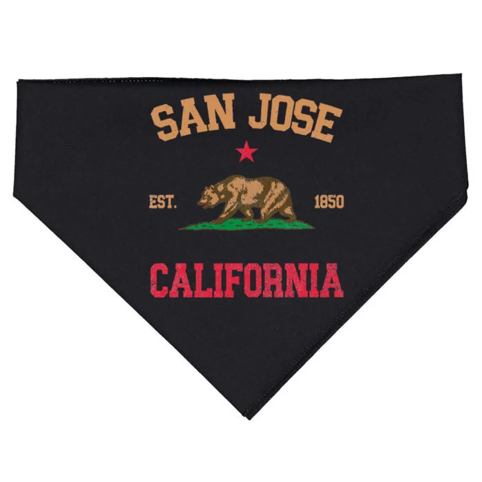 San Jose California USA-Made Doggie Bandana