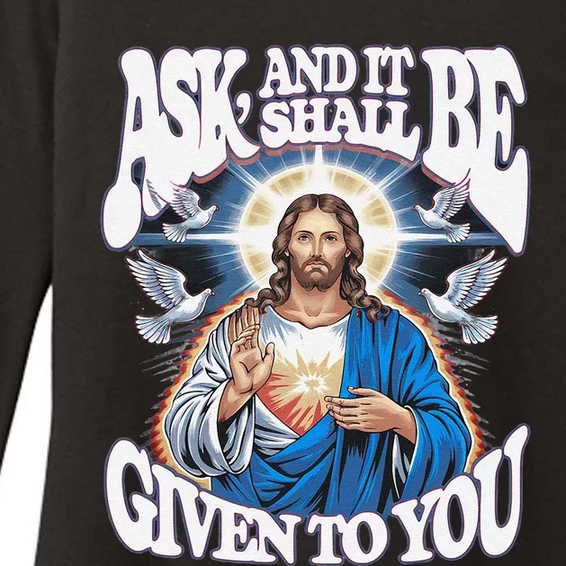 Spirituality Jesus Christ Christian Religion Prayer Womens CVC Long Sleeve Shirt