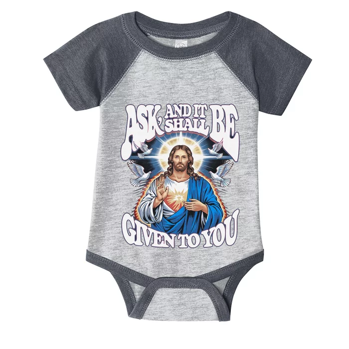 Spirituality Jesus Christ Christian Religion Prayer Infant Baby Jersey Bodysuit