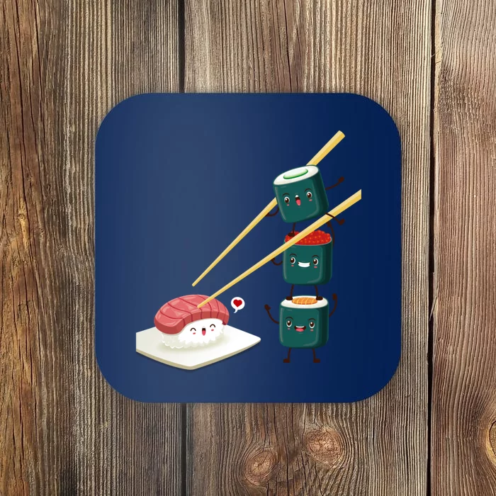 Sushi Japanese Cuisine, Sushi Emoji Coaster