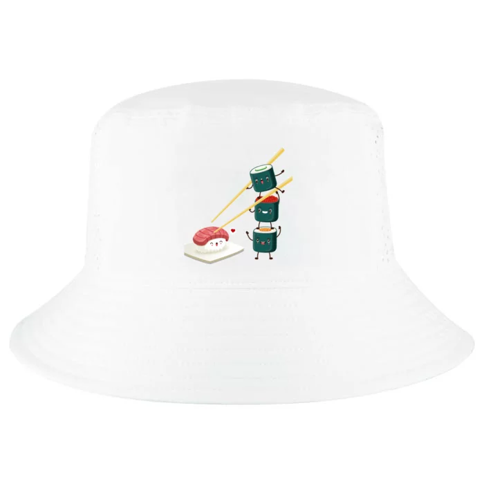 Sushi Japanese Cuisine, Sushi Emoji Cool Comfort Performance Bucket Hat