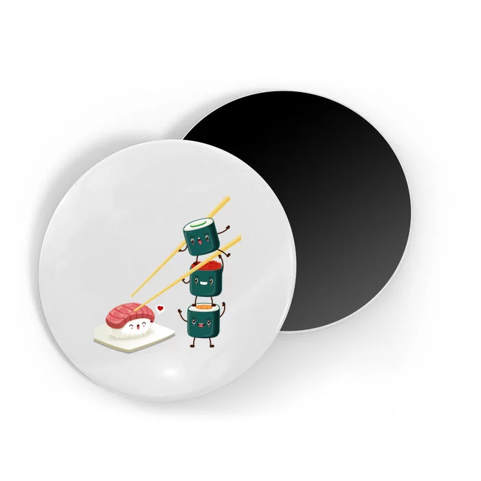 Sushi Japanese Cuisine, Sushi Emoji Magnet