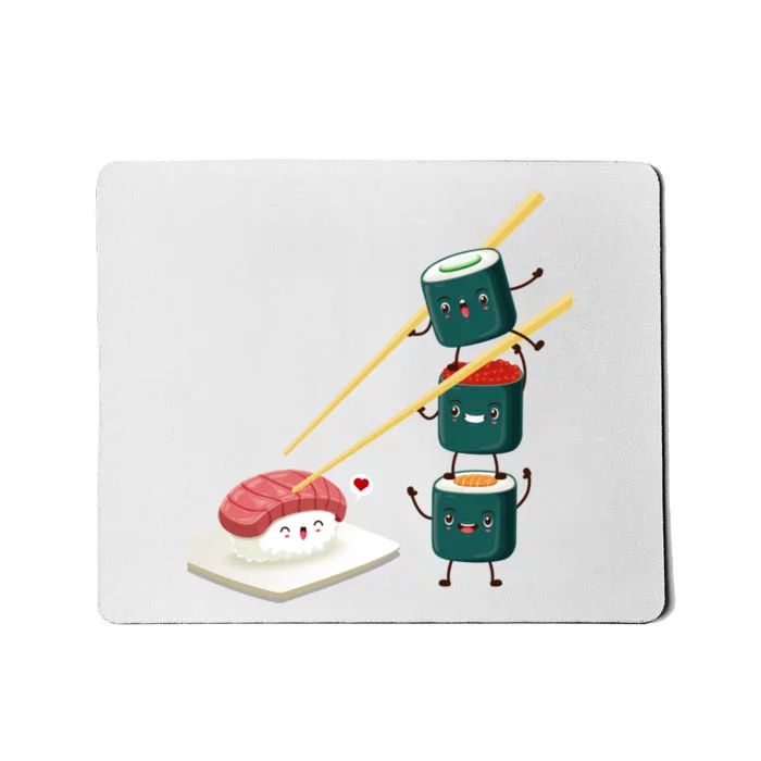 Sushi Japanese Cuisine, Sushi Emoji Mousepad