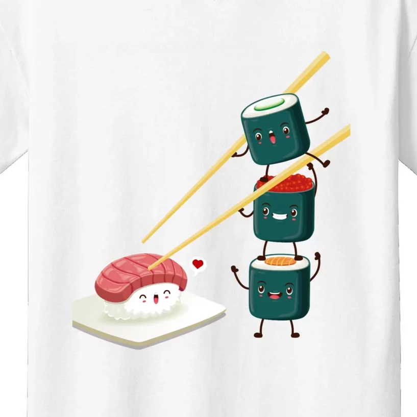 Sushi Japanese Cuisine, Sushi Emoji Kids T-Shirt