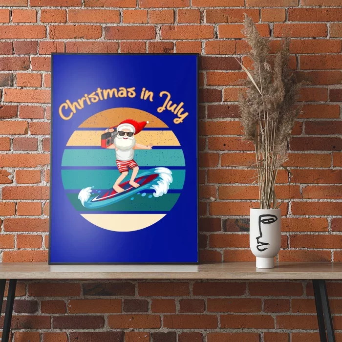 Summer July Christmas Gift Poster