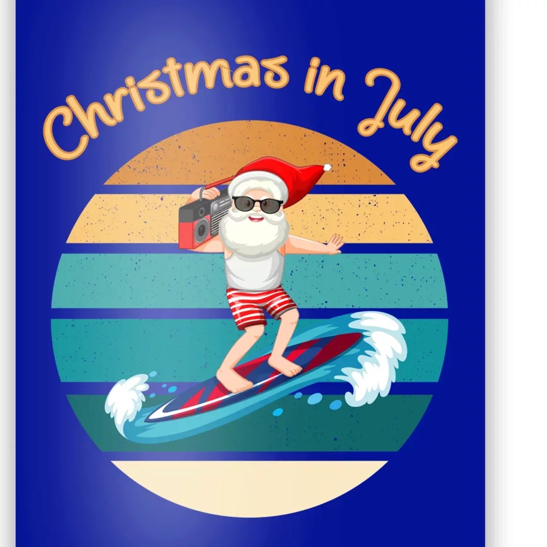 Summer July Christmas Gift Poster