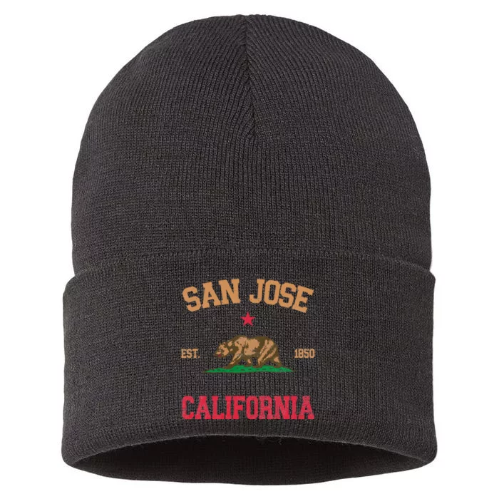 San Jose California Sustainable Knit Beanie