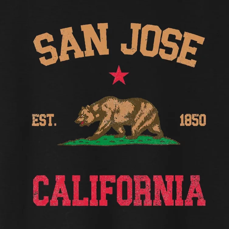 San Jose California Women's Crop Top Tee