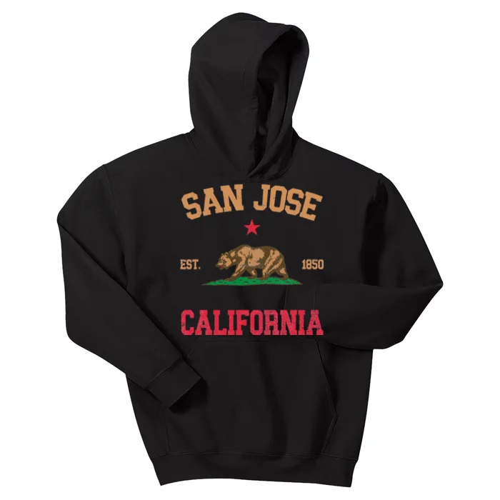 San Jose California Kids Hoodie