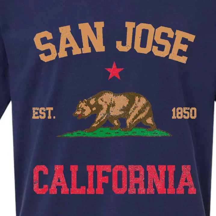 San Jose California Sueded Cloud Jersey T-Shirt