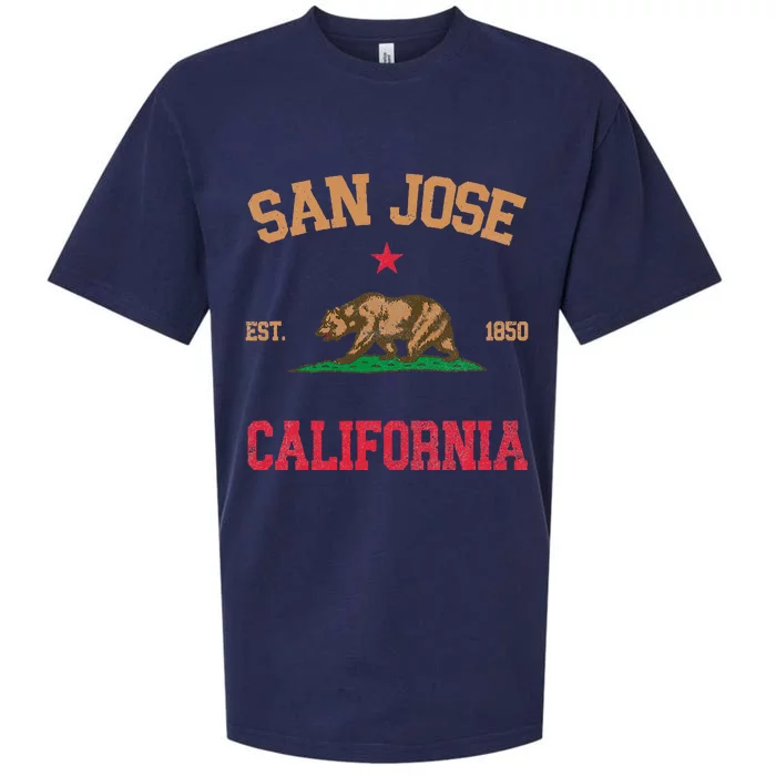 San Jose California Sueded Cloud Jersey T-Shirt