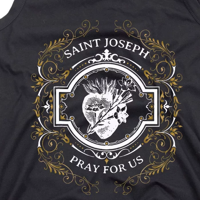 St Joseph Consecration Most Chaste Heart Catholic Saint Tank Top