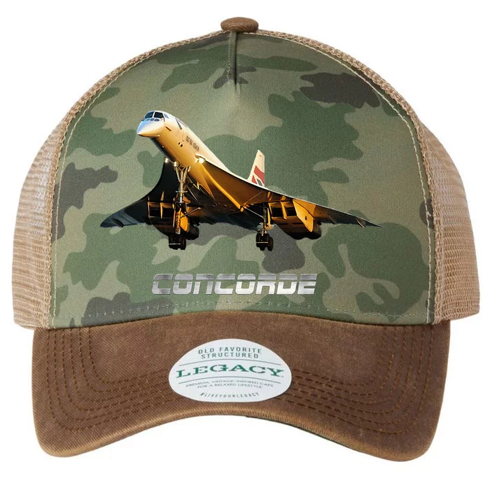 Supersonic Jet Concorde Legacy Tie Dye Trucker Hat