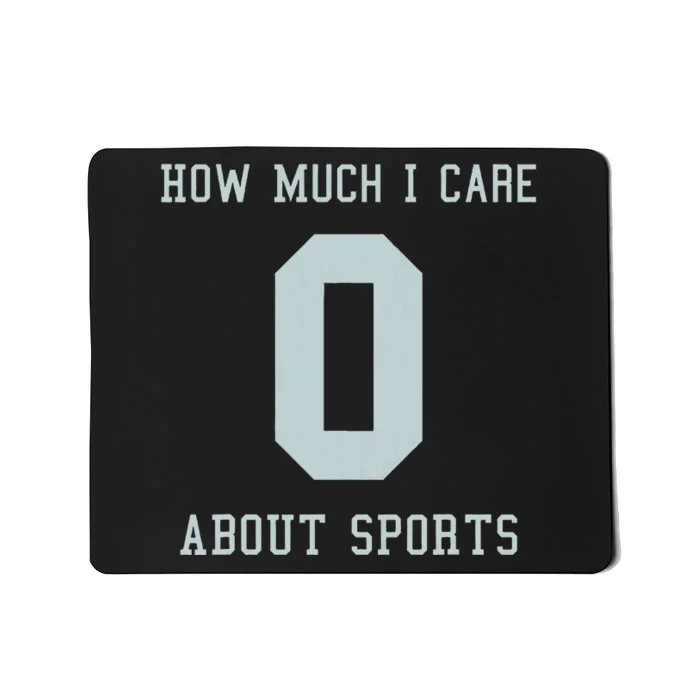 Sports Jersey Costume For Anti Sport People Mousepad