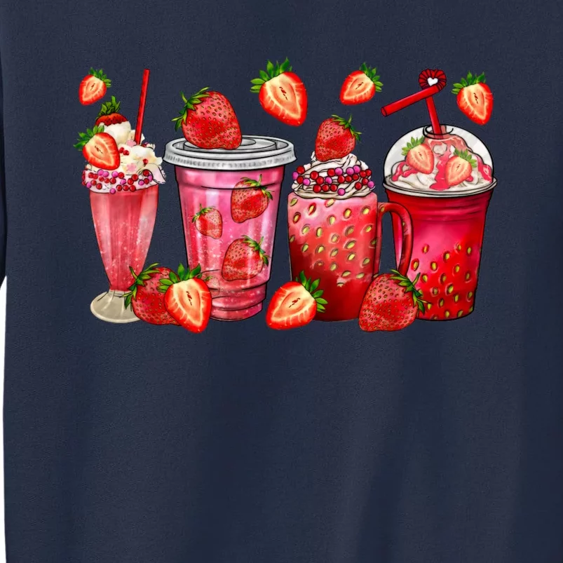 Strawberry Juice Coffee Cups Strawberry Festival Fruit Lover Sweatshirt