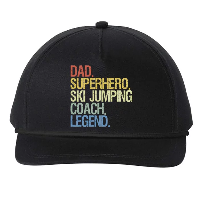 Ski Jumping Coach Dad Gift Snapback Five-Panel Rope Hat