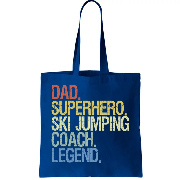 Ski Jumping Coach Dad Gift Tote Bag