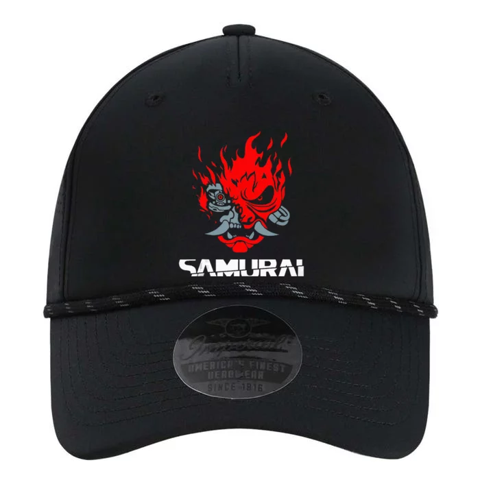 Samurai Japanese Demon Mask Edge Cyber Runners Punk Performance The Dyno Cap