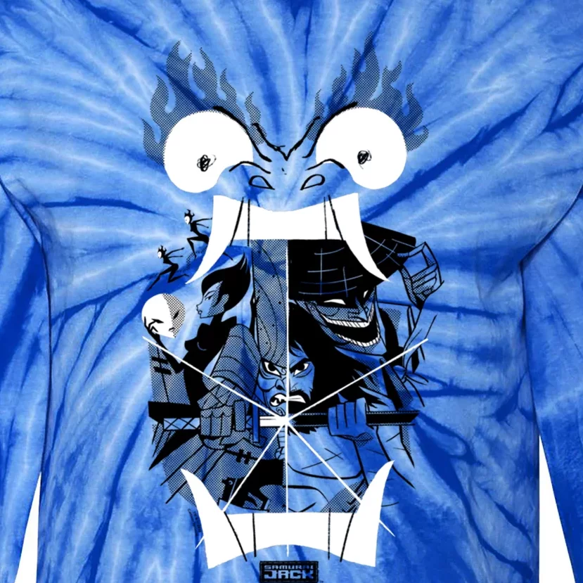 Samurai Jack Divisive Gift Tie-Dye Long Sleeve Shirt