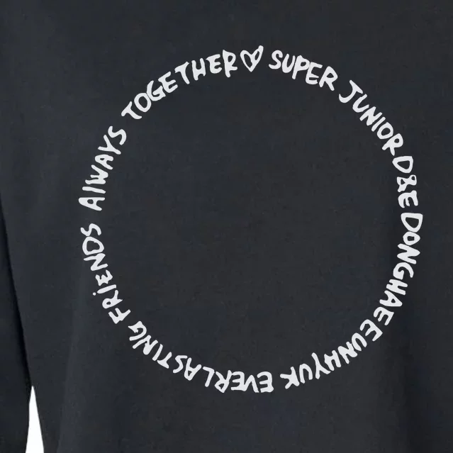 Super Junior D E Donghae Eunhyuk Evrr Lasting Friens Always Together Cropped Pullover Crew