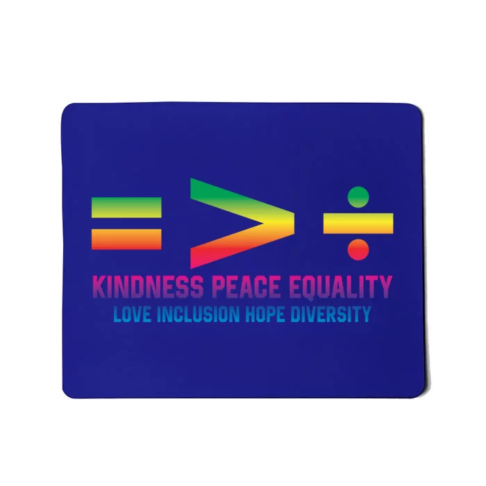 Social Justice Equality Greater Than Division Gift Mousepad