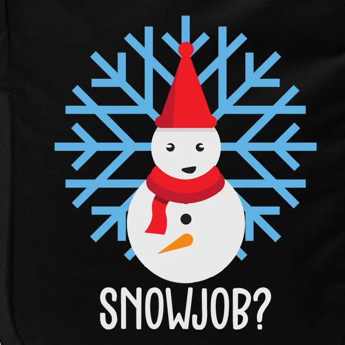 Snow Job Funny Snowman Impact Tech Backpack