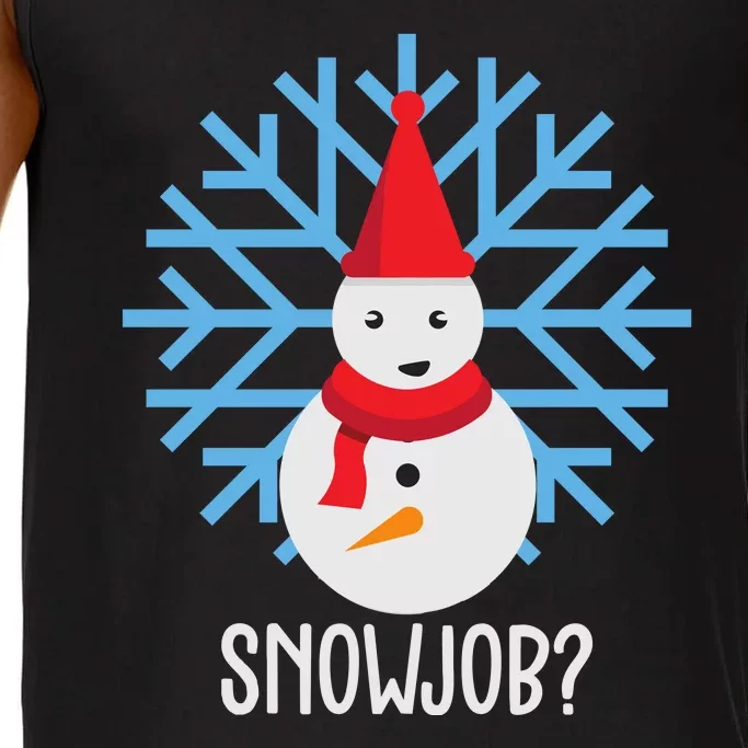 Snow Job Funny Snowman Comfort Colors® Tank Top