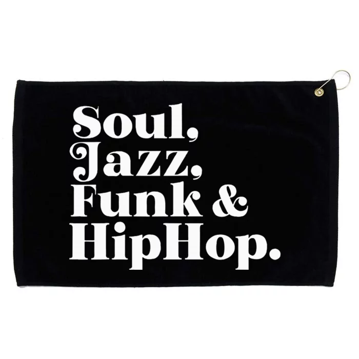 Soul Jazz Funk Grommeted Golf Towel