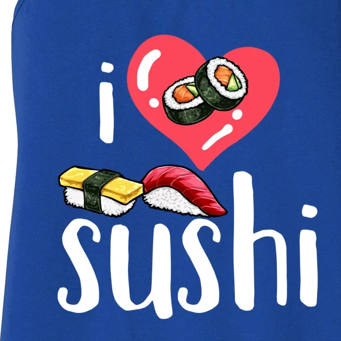 Sushi Japanese Food Sushi Lover Gift Women's Racerback Tank