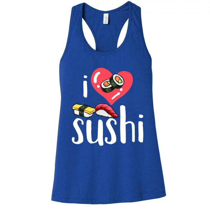 Sushi Japanese Food Sushi Lover Gift Women's Racerback Tank