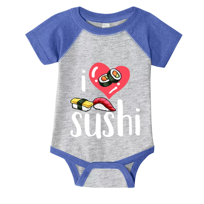 Sushi Japanese Food Sushi Lover Gift Infant Baby Jersey Bodysuit