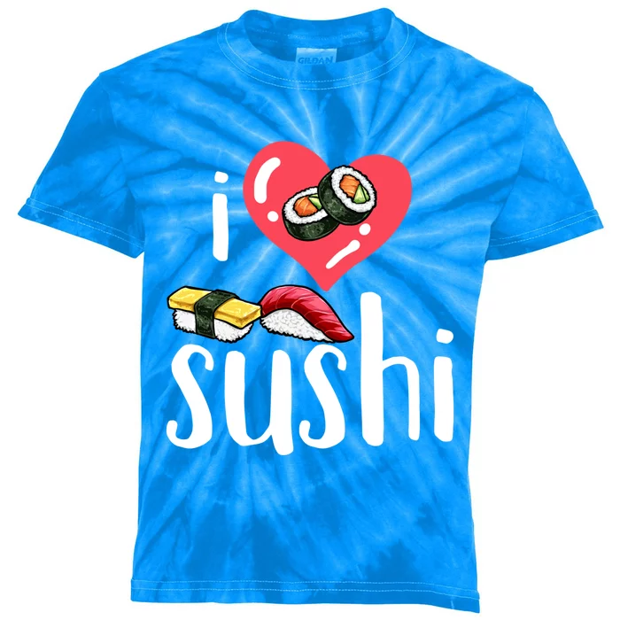 Sushi Japanese Food Sushi Lover Gift Kids Tie-Dye T-Shirt