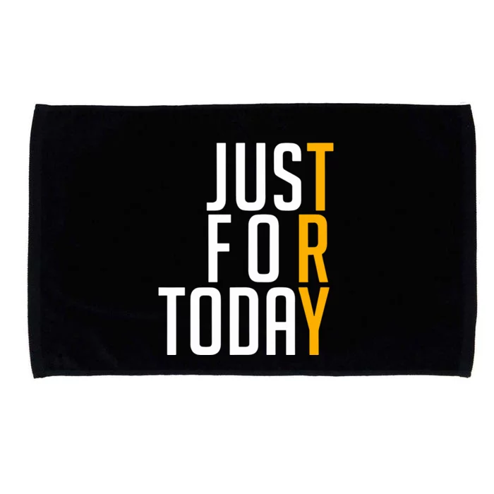 Sober Just For Today Try Microfiber Hand Towel