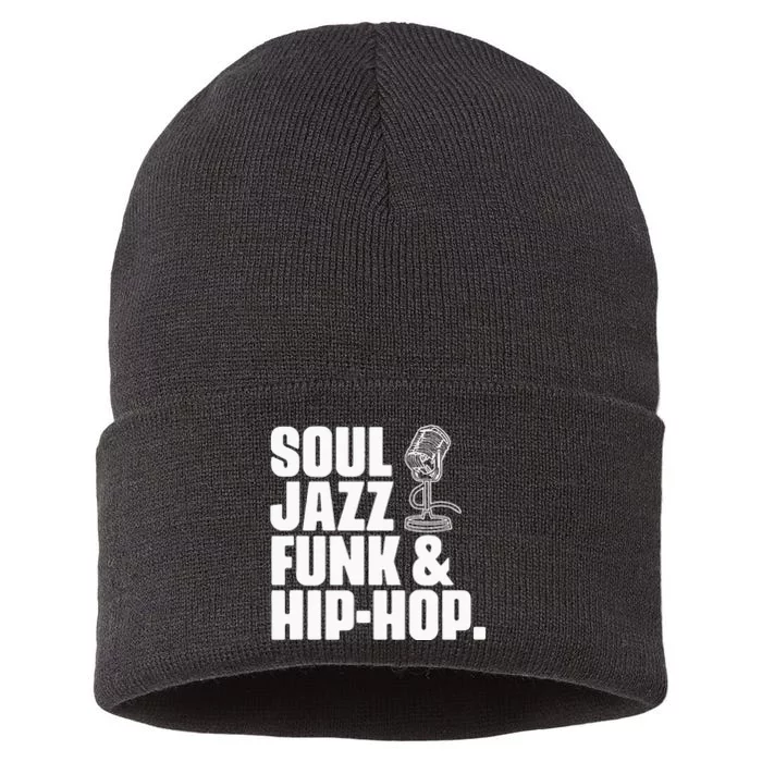 Soul Jazz Funk And Hip Hop Music Genre Musician Music Lovers Sustainable Knit Beanie