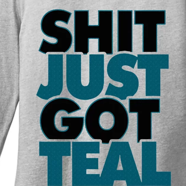 Shit Just Got Teal DTWD 904 Duval Til We Die Jacksonville Womens CVC Long Sleeve Shirt