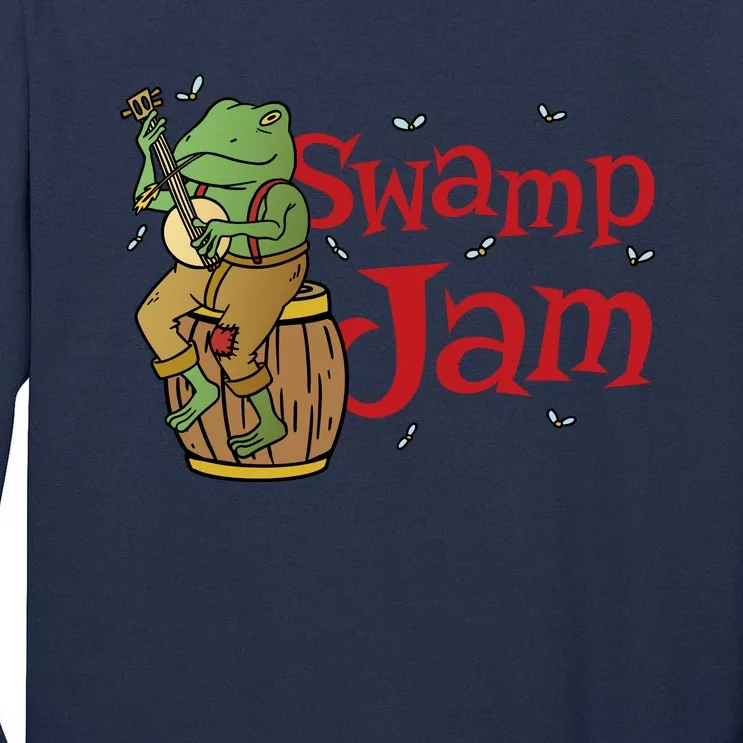 Swamp Jam Gator Musician Tall Long Sleeve T-Shirt