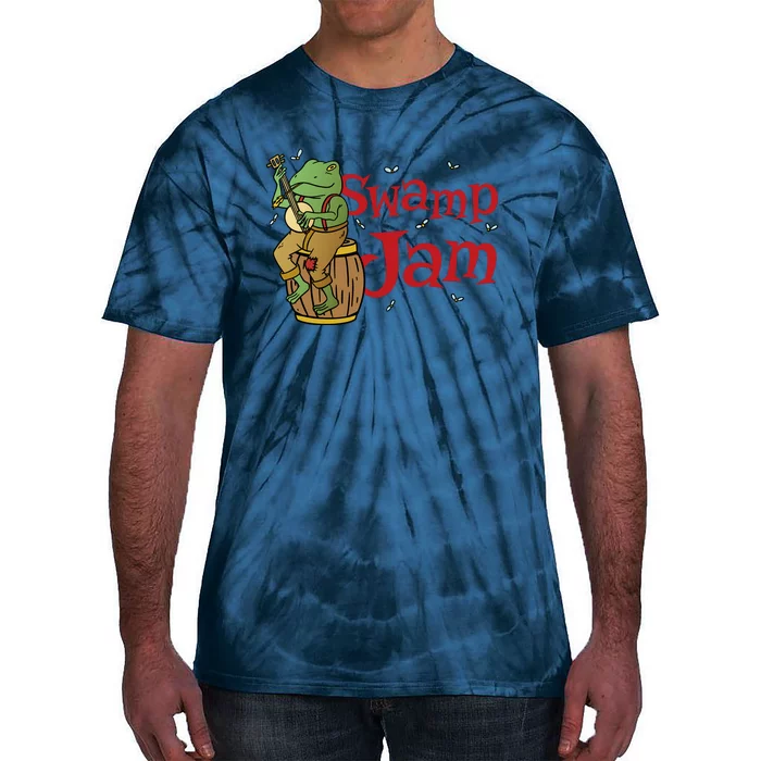 Swamp Jam Gator Musician Tie-Dye T-Shirt