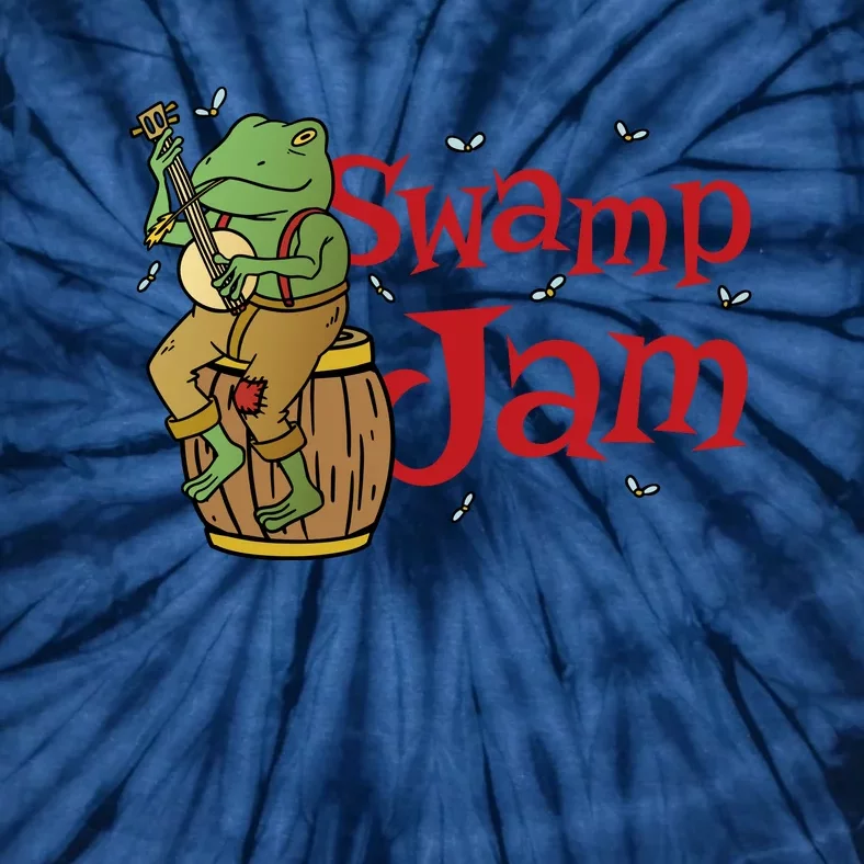 Swamp Jam Gator Musician Tie-Dye T-Shirt