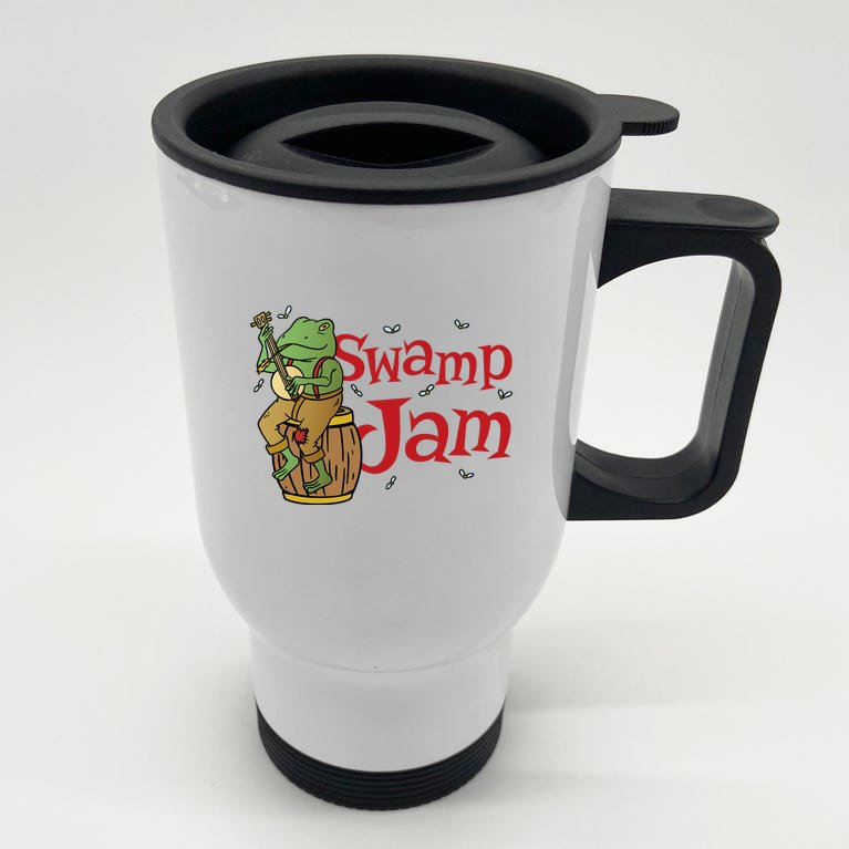 Swamp Jam Gator Musician Stainless Steel Travel Mug