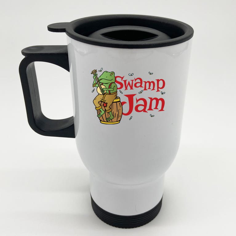 Swamp Jam Gator Musician Stainless Steel Travel Mug