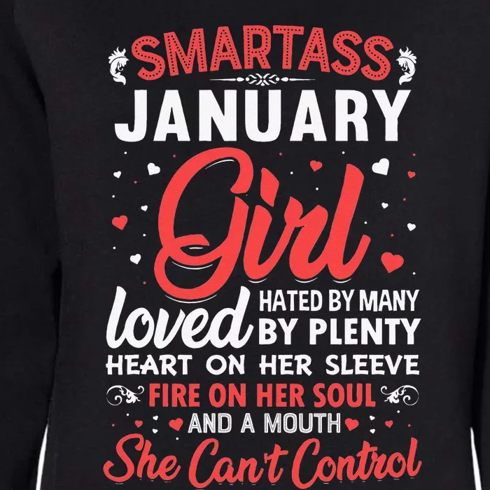 Smartass January Gift For Wo Womens California Wash Sweatshirt