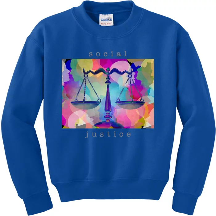 Social Justice Gift Kids Sweatshirt